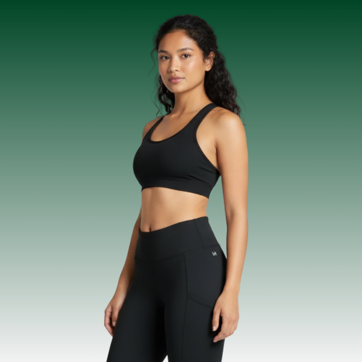 LA Gear Women’s Side-Pocket Yoga Pants | Black