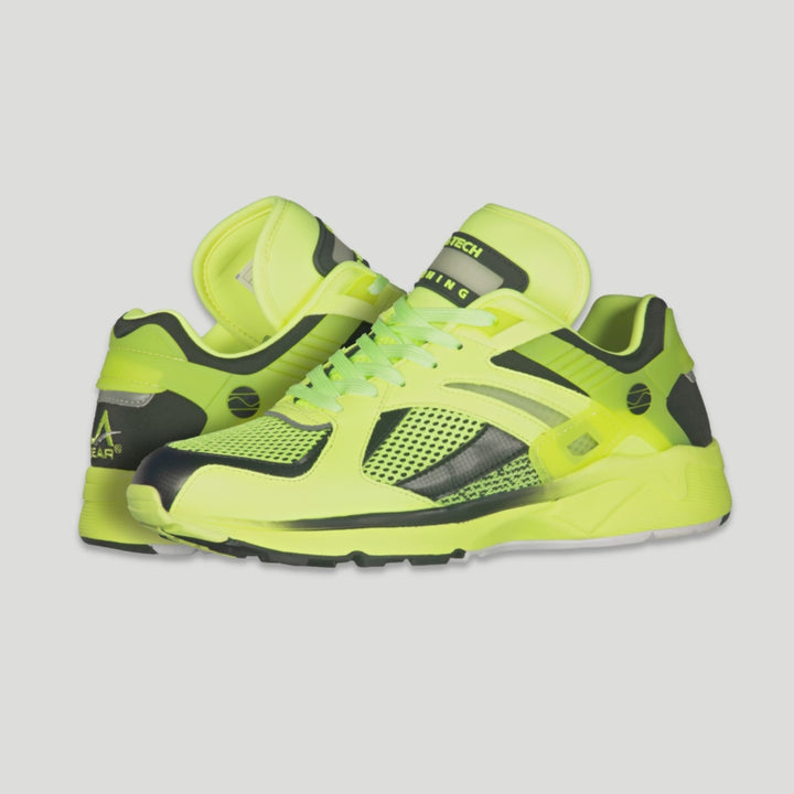 LA Gear Men's Catapult Light-Up x Glow Lowtop | Neon Yellow x Black