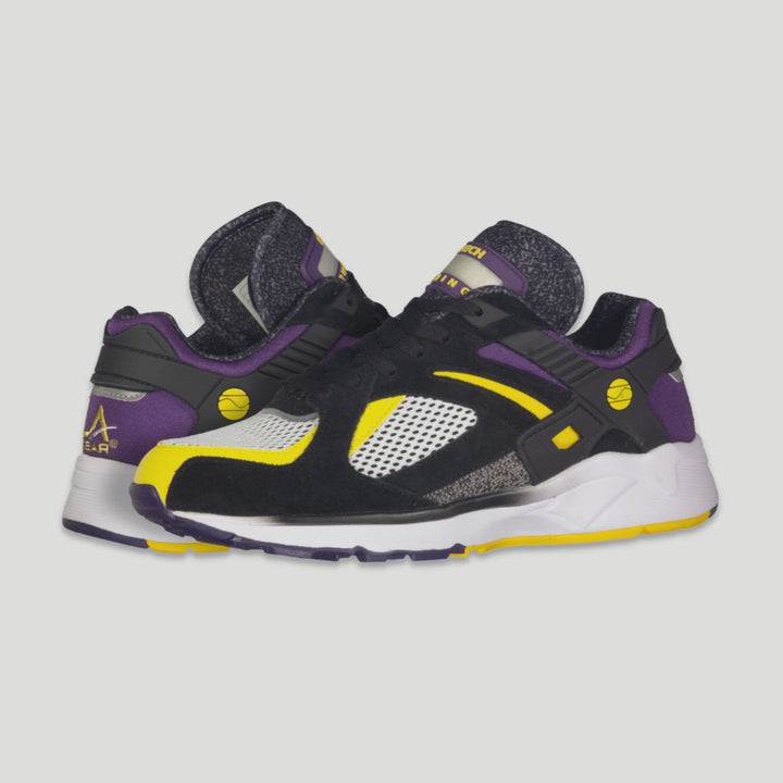LA Gear Men's Catapult Light-Up Lowtop | Black x Purple x Yellow