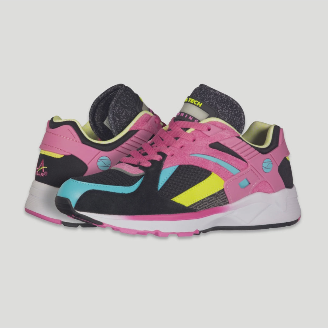 LA Gear Women's Catapult Light-Up Lowtop | Black x Pink